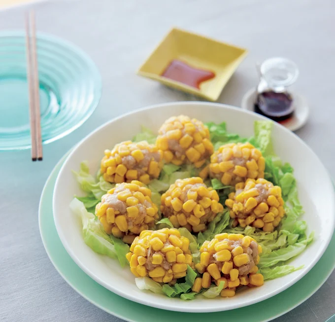 皮なし&手間なしでOK♪「レンチンコーンシューマイ」【Mizukiさんの夏ラク時短レシピ】
