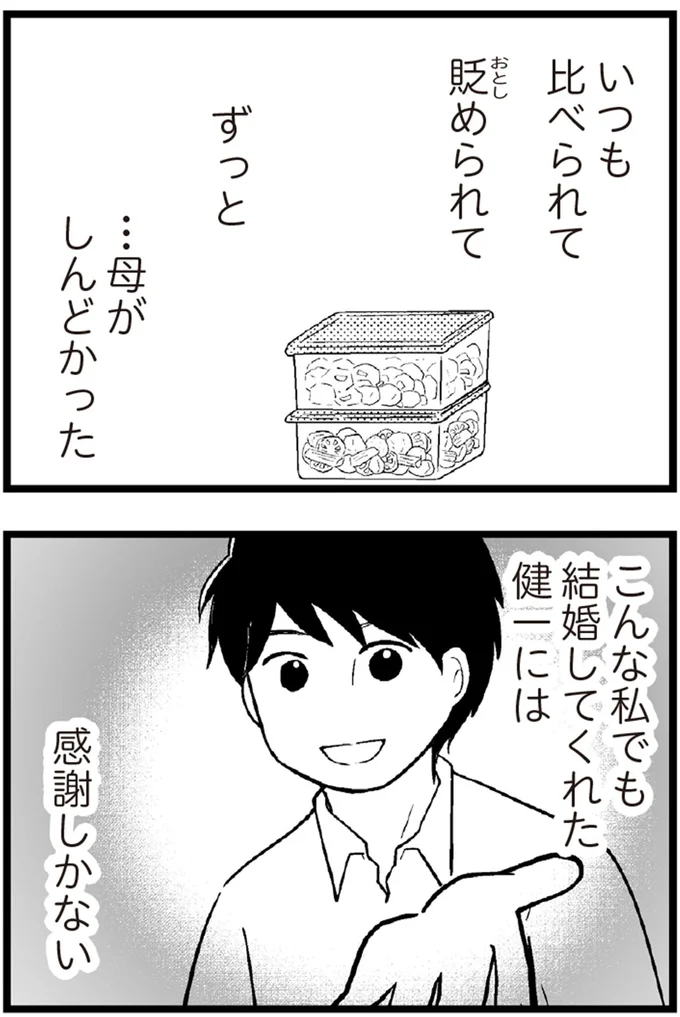 こんな私でも結婚してくれた健一には感謝しかない