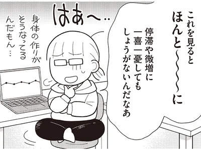 停滞や微増に一喜一憂してもしょうがない？ 体重の減り方をグラフで見て思うこと