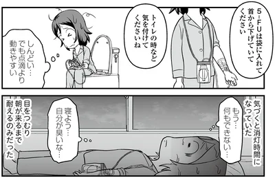 『痔だと思ったら大腸がんステージ4でした 標準治療を旅と漫画で乗り越えてなんとか経過観察になるまで』より