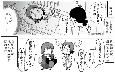 『痔だと思ったら大腸がんステージ4でした 標準治療を旅と漫画で乗り越えてなんとか経過観察になるまで』より