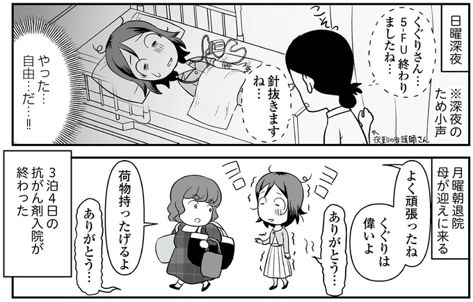 『痔だと思ったら大腸がんステージ4でした 標準治療を旅と漫画で乗り越えてなんとか経過観察になるまで』より