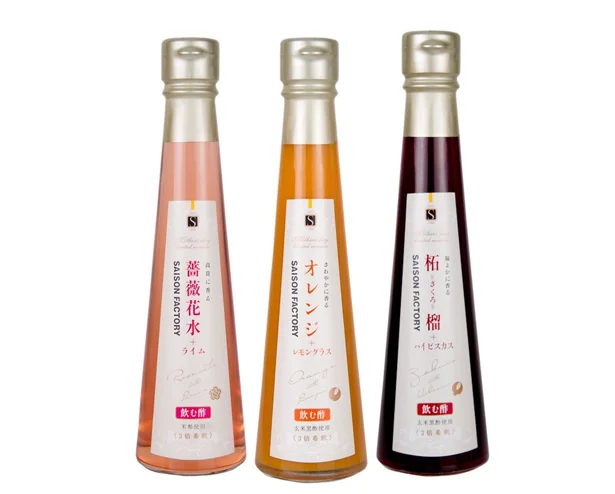 飲む酢/薔薇花水＋ライム・柘榴＋ハイビスカス・オレンジ＋レモングラス