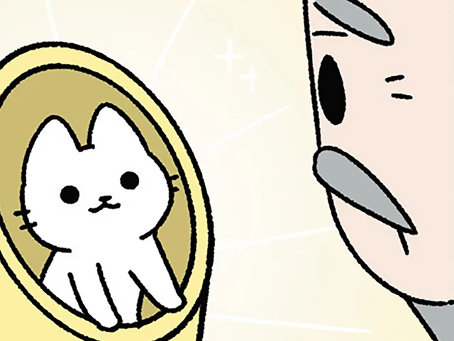 【竹取物語なねこ】竹を切ると中から子ねこが。もし少しでもナタの位置がズレていたら!?