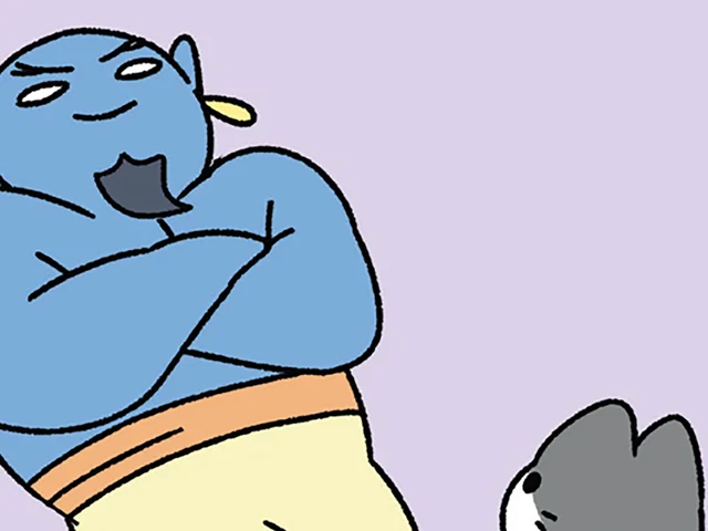 【ねこと魔法のランプ】ああっ、魔法のランプが！ 魔神を召喚してもねこはねこ