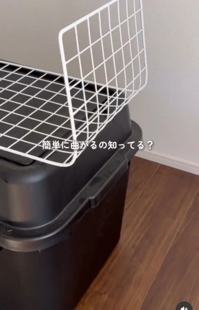 100均ワイヤーネットがまさかの収納に変身！？（⇒次へ）