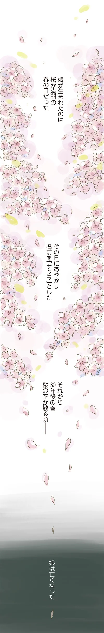 桜が満開の春の日