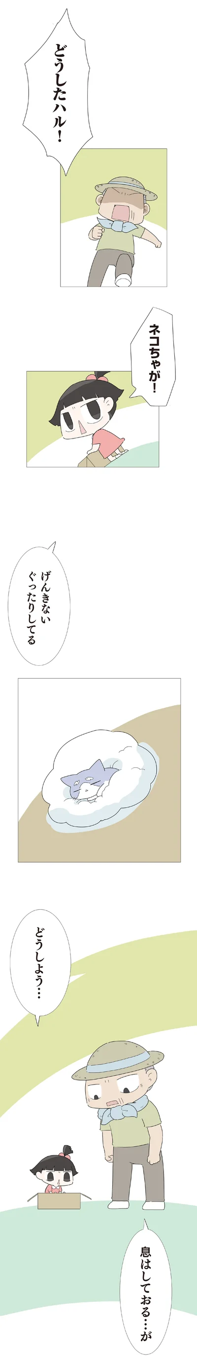 『ハルとゲン 70歳、はじめての子育て 1』より