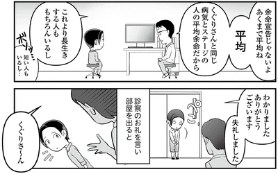 余命宣告じゃないよ　あくまで平均ね
