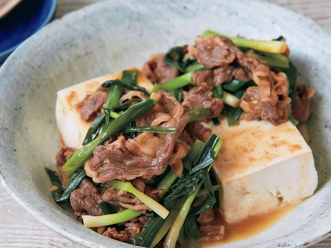 しみしみレンジ肉豆腐