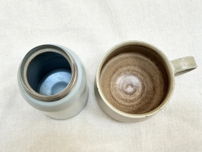 茶渋が水筒やコップにつくと、なかなか落ちません…(▶何を使ってきれいにする?)