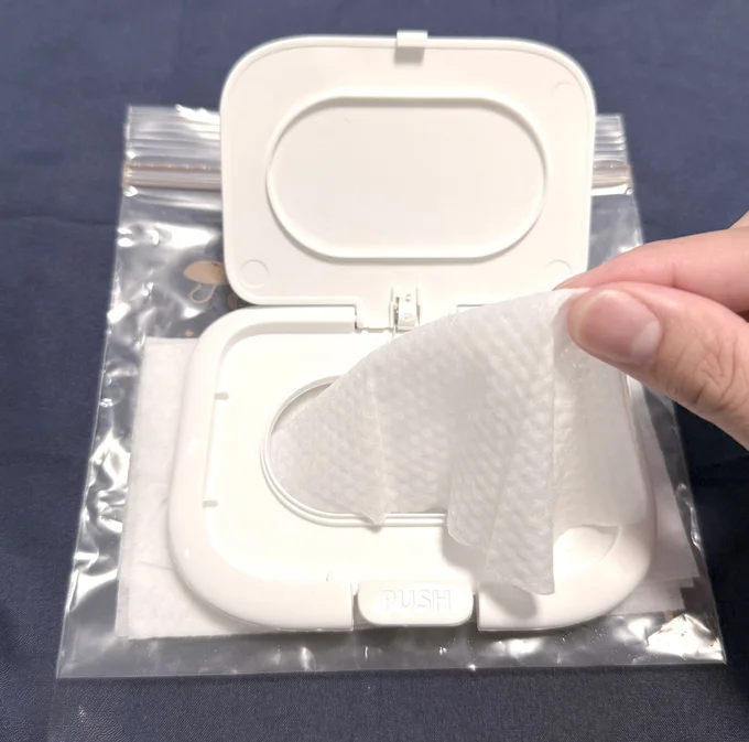取り出しもスムーズ♪(▶次のアイデアは?)