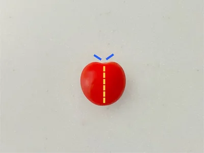 ハートを二等分するイメージ（▶普通とどう違う？）
