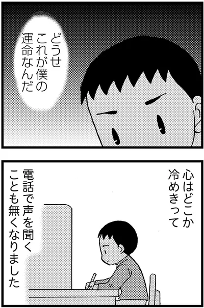 心はどこか冷めきって電話で声を聞くことも無くなりました