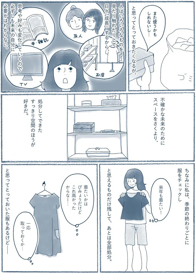 未来の自分に必要かはわからない