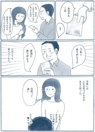 父はとても喜んでくれた