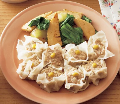 お野菜を添えてヘルシーに