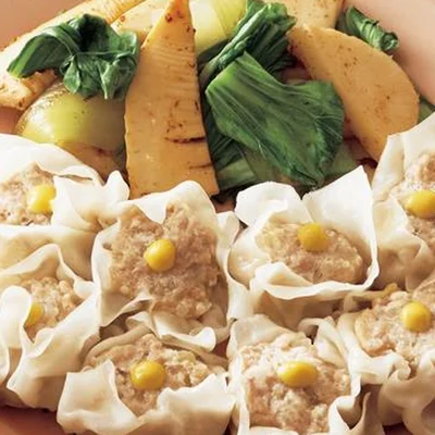 豆腐で柔らかふっくらボリュームアップ「フライパン蒸しシューマイ」