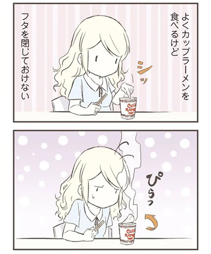フタを閉じておけない