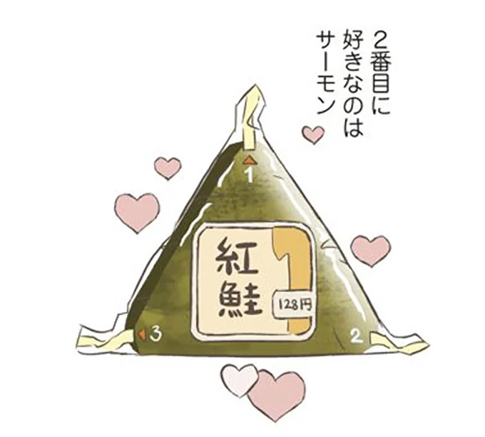 2番目に好きなのはサーモン