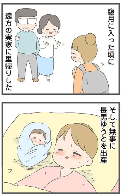 遠方の実家に里帰りした