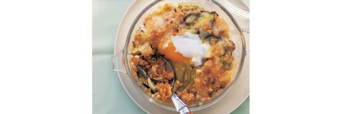 アレンジ「温玉カレードリア」