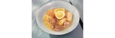 アレンジ「冷たい鶏そば」