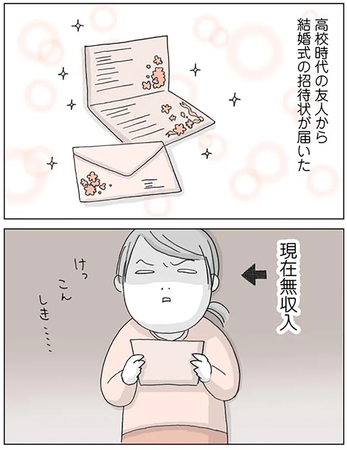 結婚式の招待状が届いた