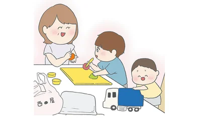 「チリもつもれば福となる 愉快なチリツモ一家」より