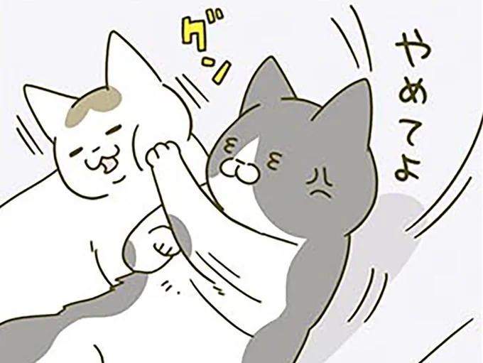 添い寝、拒否からの…？