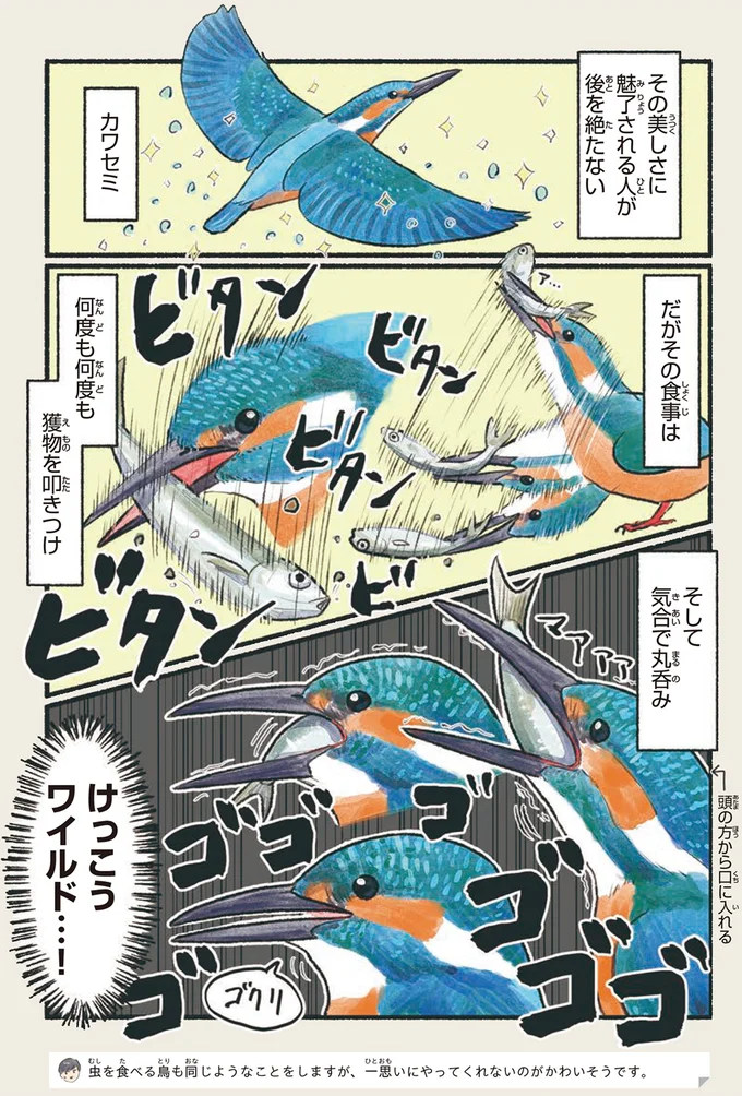 気合で丸呑み