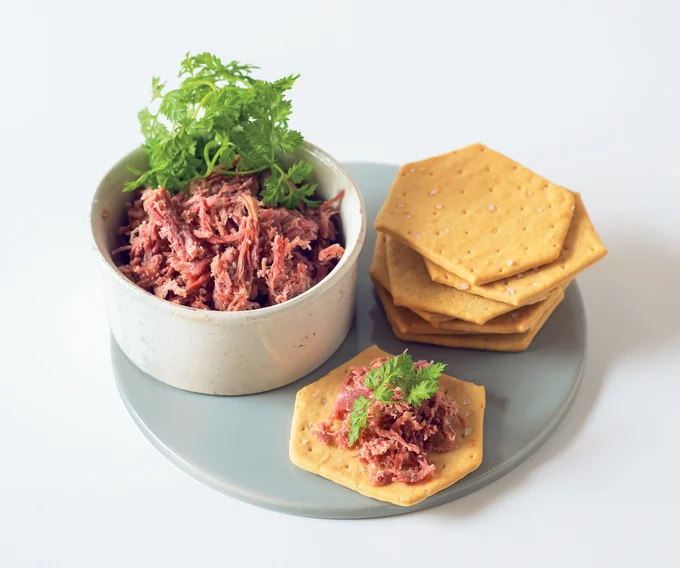 缶詰とは違う肉のうまみ