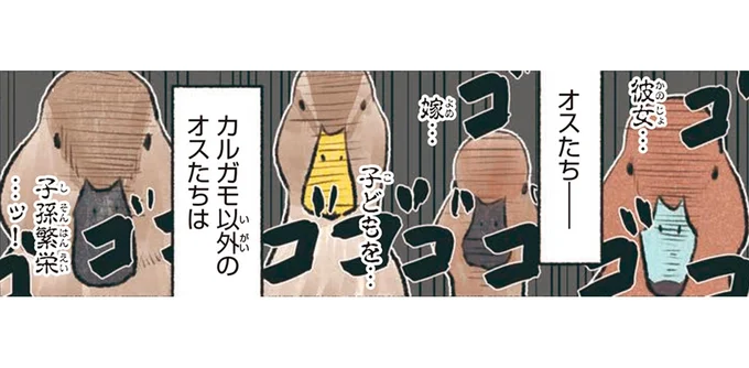 カルガモ以外のオスたちは
