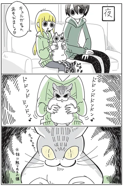 夜には…