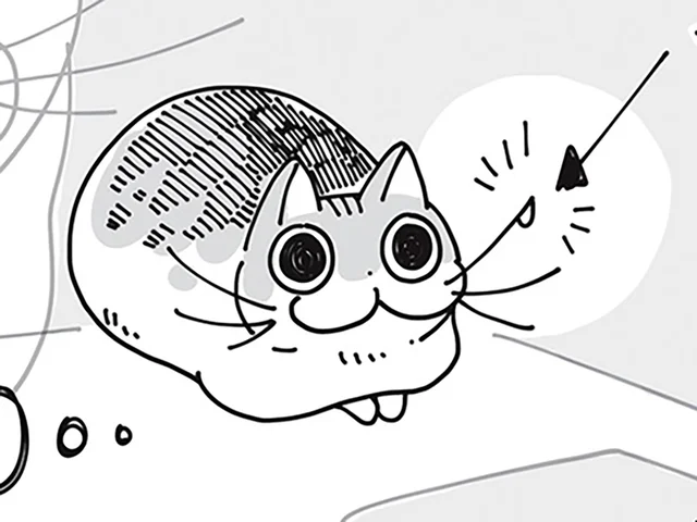 ゴミがくっついてるネコのヒゲ。触られたくないのは分かるけど、気になる！