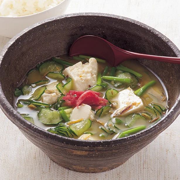 レンジだけで簡単!「火いらず冷や汁」