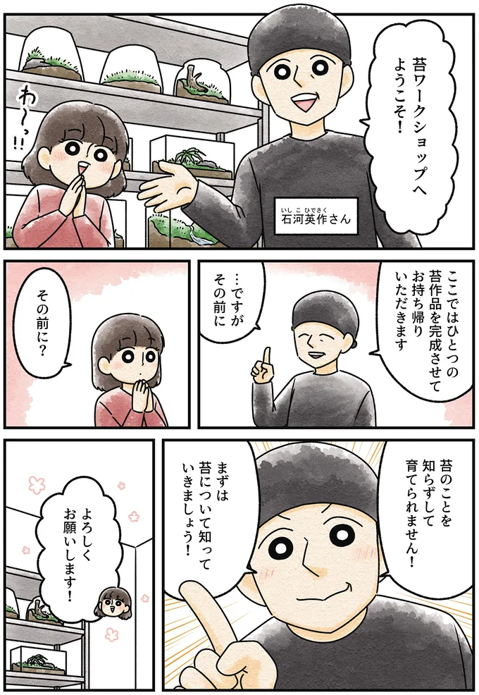 『ズボラでもできた 小さな緑で心が潤うお部屋づくり 苔テラリウムはじめました』より