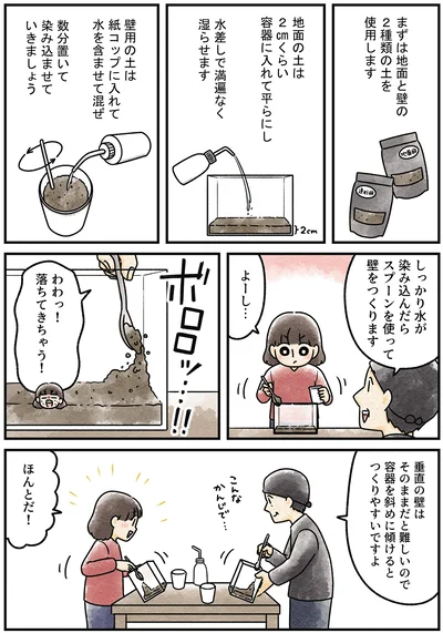 『ズボラでもできた 小さな緑で心が潤うお部屋づくり 苔テラリウムはじめました』より