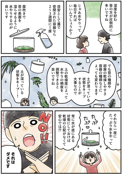 『ズボラでもできた 小さな緑で心が潤うお部屋づくり 苔テラリウムはじめました』より