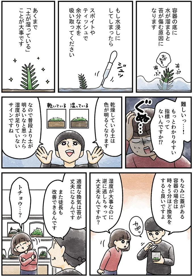 『ズボラでもできた 小さな緑で心が潤うお部屋づくり 苔テラリウムはじめました』より