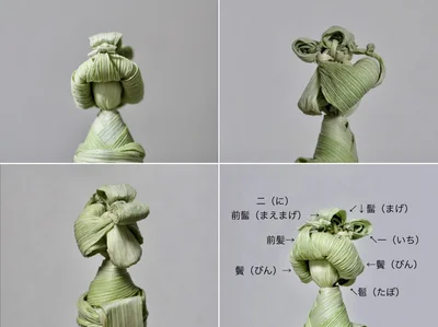 トウモロコシの姉様人形は、昔から作られていたものだそうです▶姉様人形の作り方（⇒次へ）