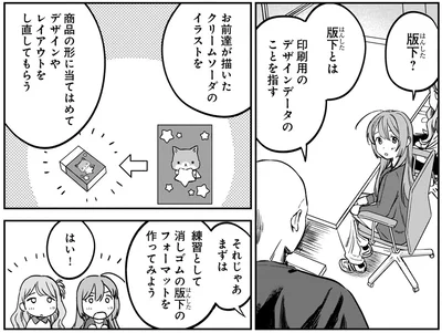 版下とは