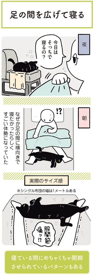 今日はそっちで寝るの？