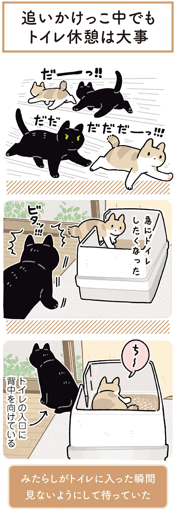 14-1トイレの入り口に背中を向けている