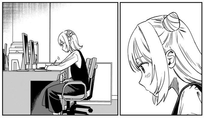プロフィール帳を書く千世