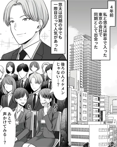 東京の会社で同期として出会った