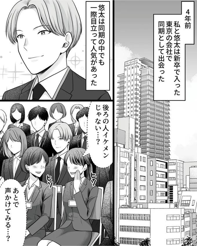 東京の会社で同期として出会った