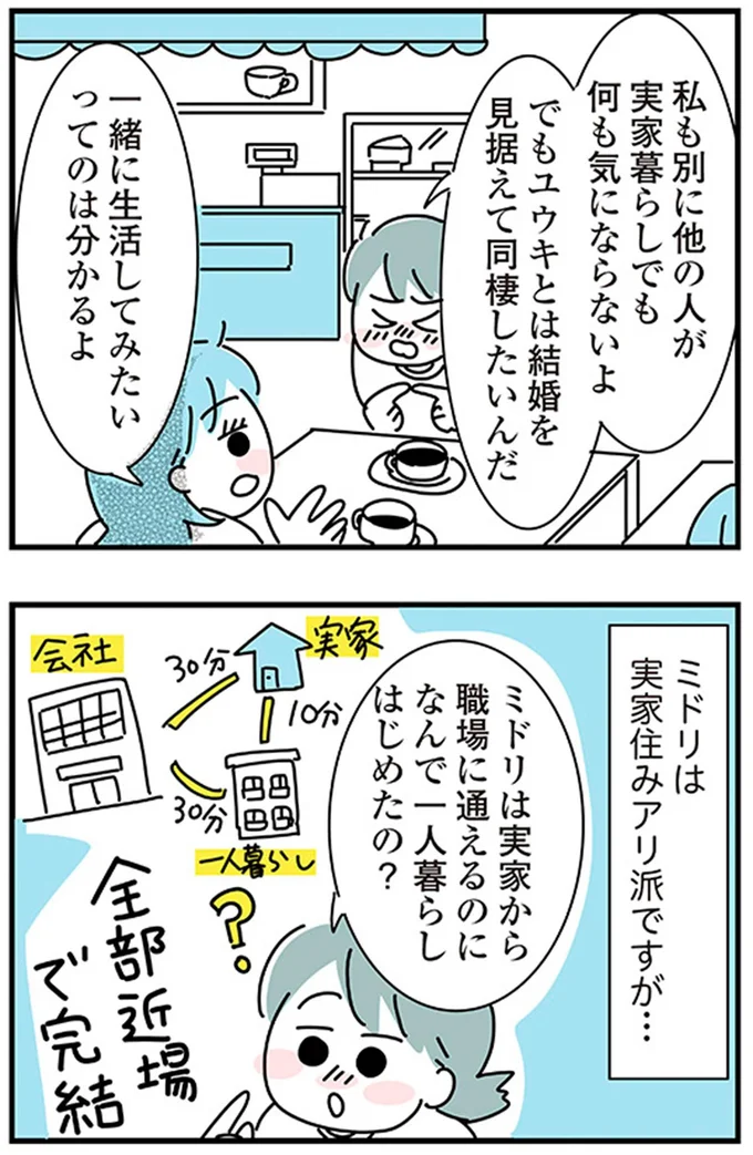 『子ども部屋おじさんの彼と一緒に住みたい私の100日間戦争』より