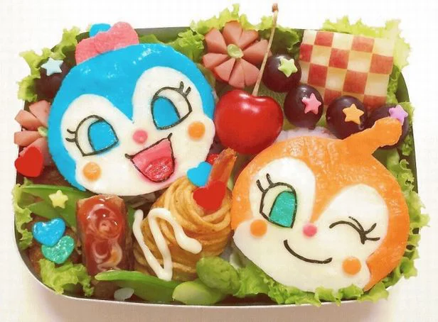 ビビッドカラーはどう作る はドキンちゃん弁当でチェック キャラ弁 レタスクラブ