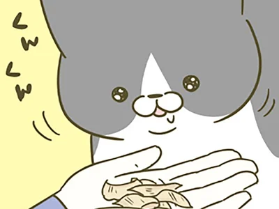 ふわふわの鰹節に…